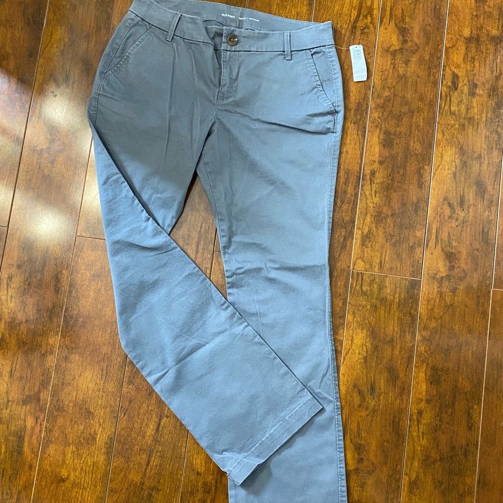 Grey Bootcut chinos